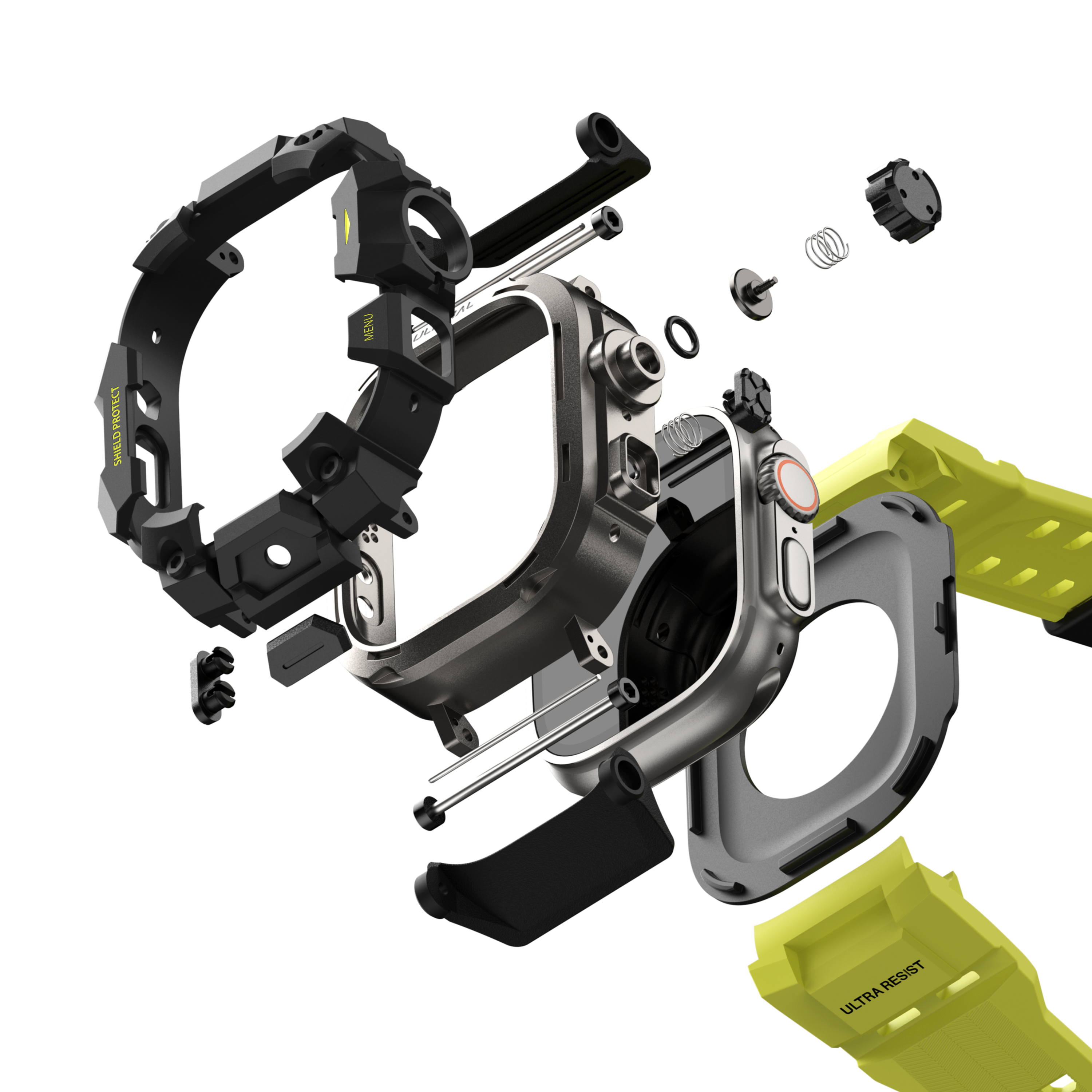 Shield Protect Case Band for Apple Watch Lemon Yellow