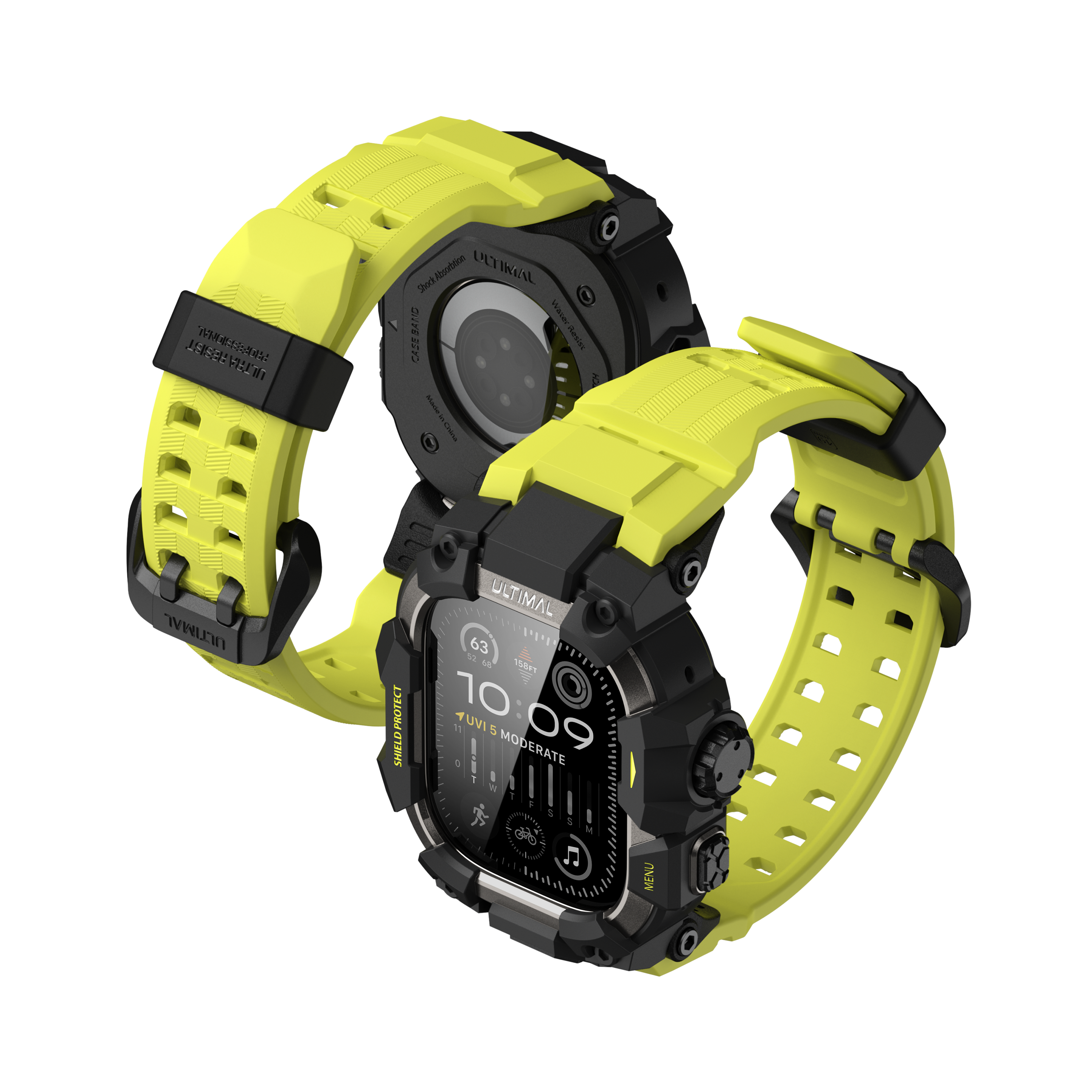 Shield Protect Case Band for Apple Watch Lemon Yellow