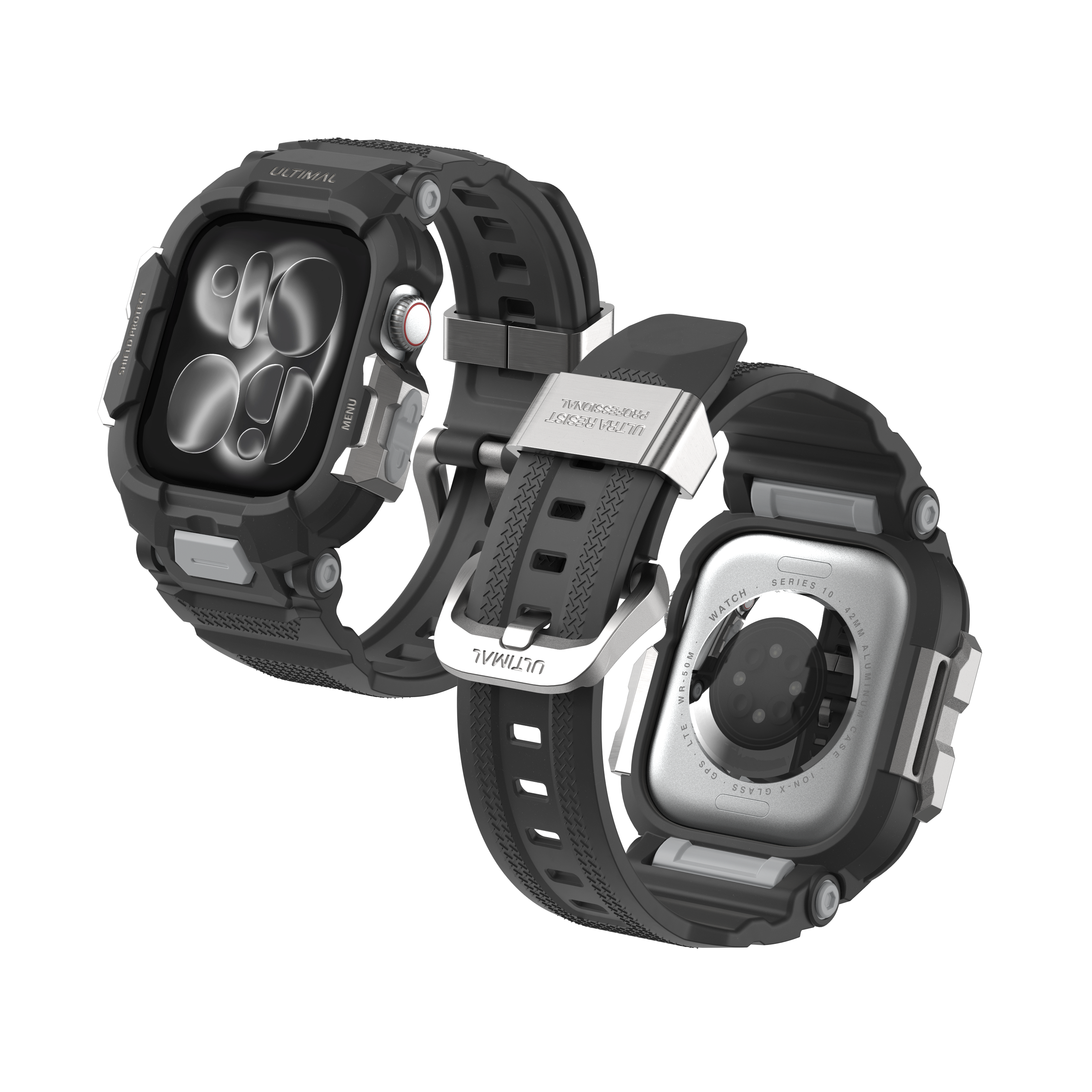 Shield Protect Case Band for Apple Watch Series 4‑11, Ultra 1‑3