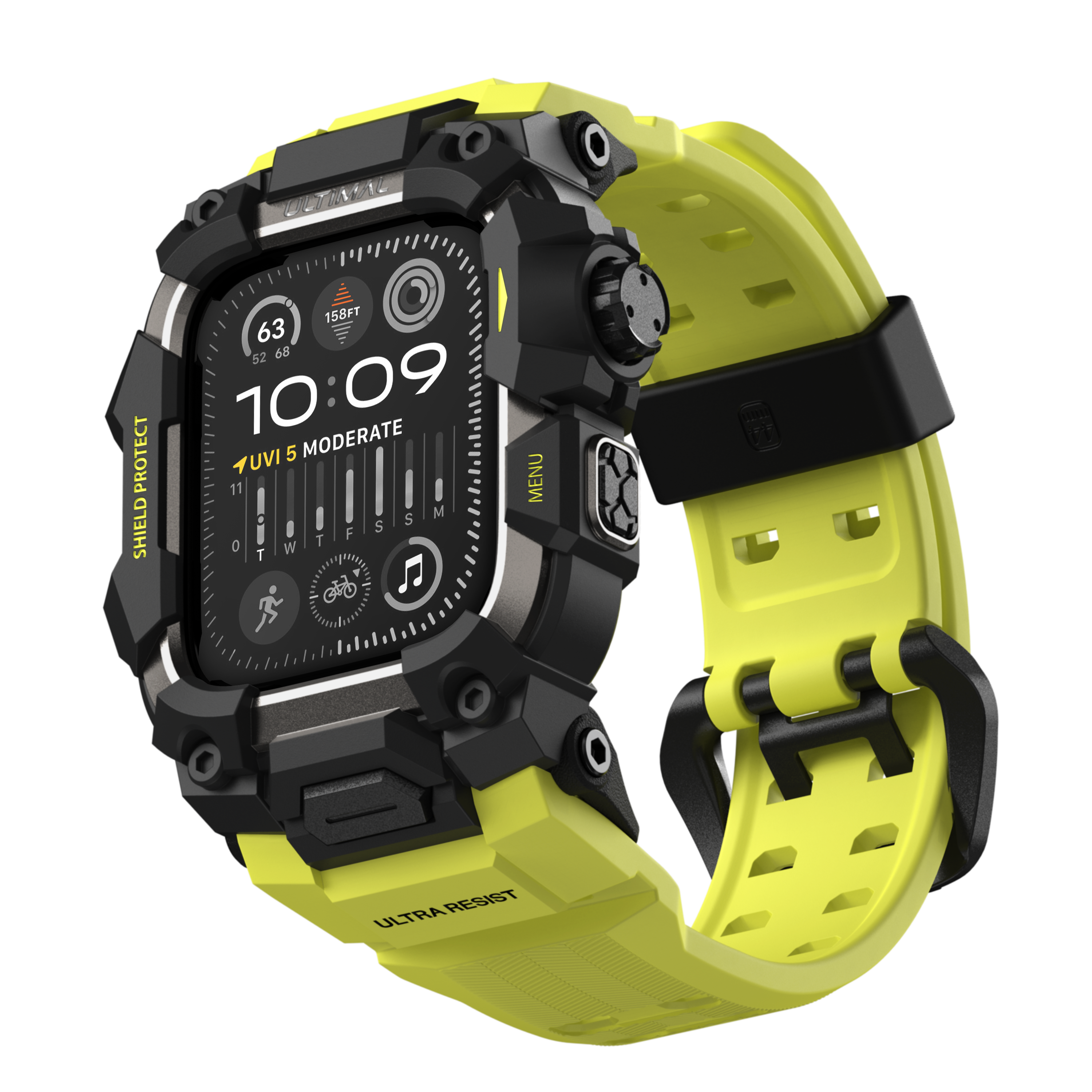 Shield Protect Case Band for Apple Watch Lemon Yellow