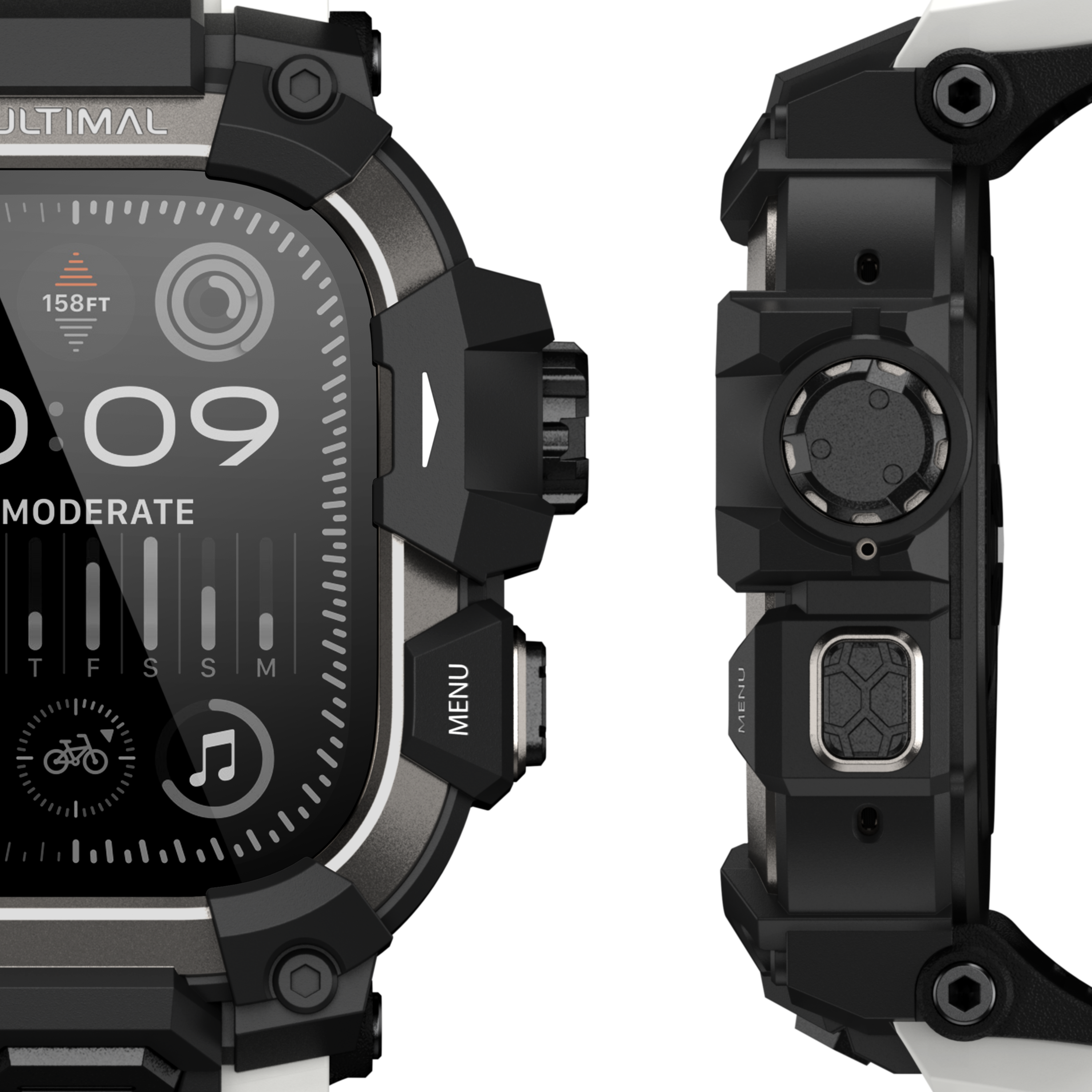 Shield Protect Case Band for Apple Watch White