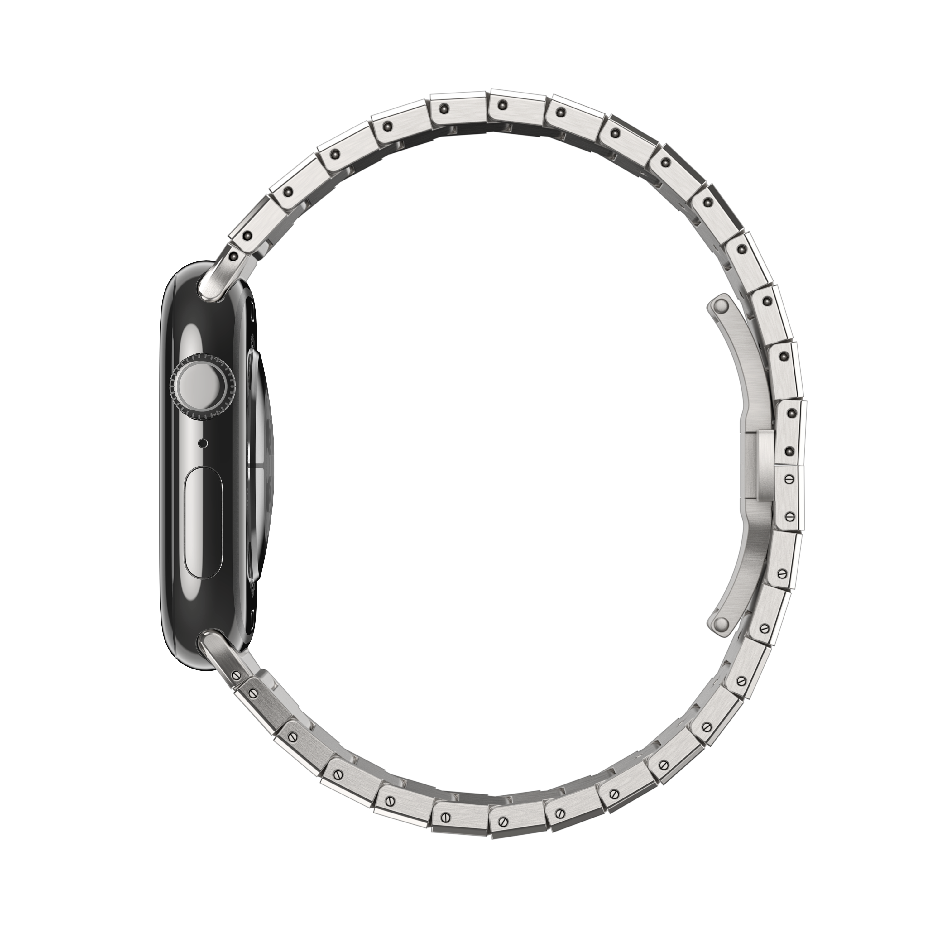 Smussare Natural Titanium Band for Apple Watch