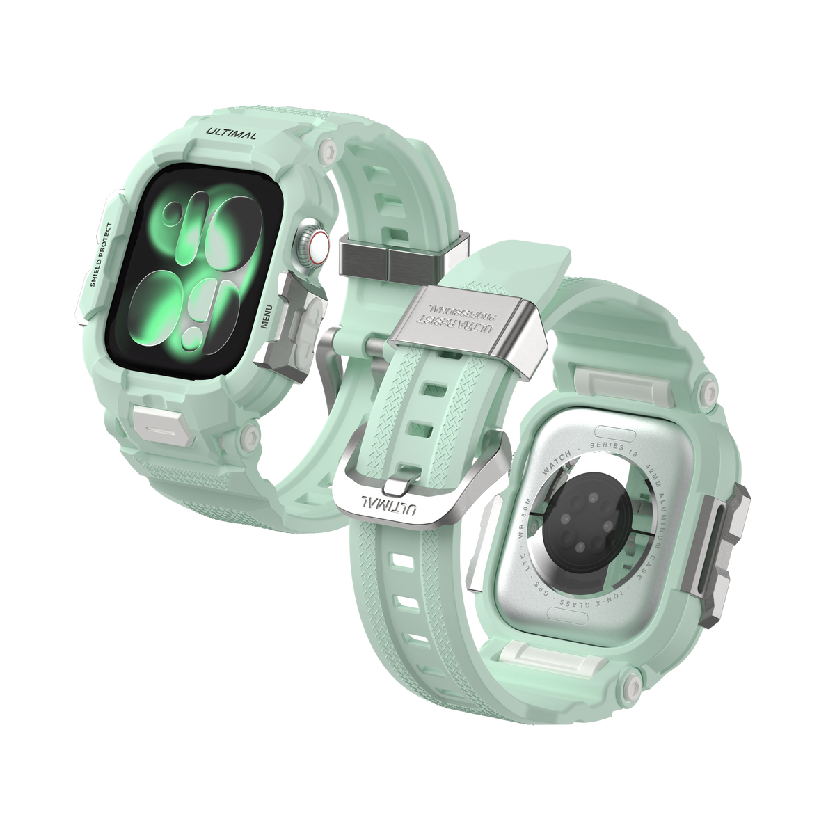 Shield Protect Case Band for Apple Watch Series 4‑11, Ultra 1‑3