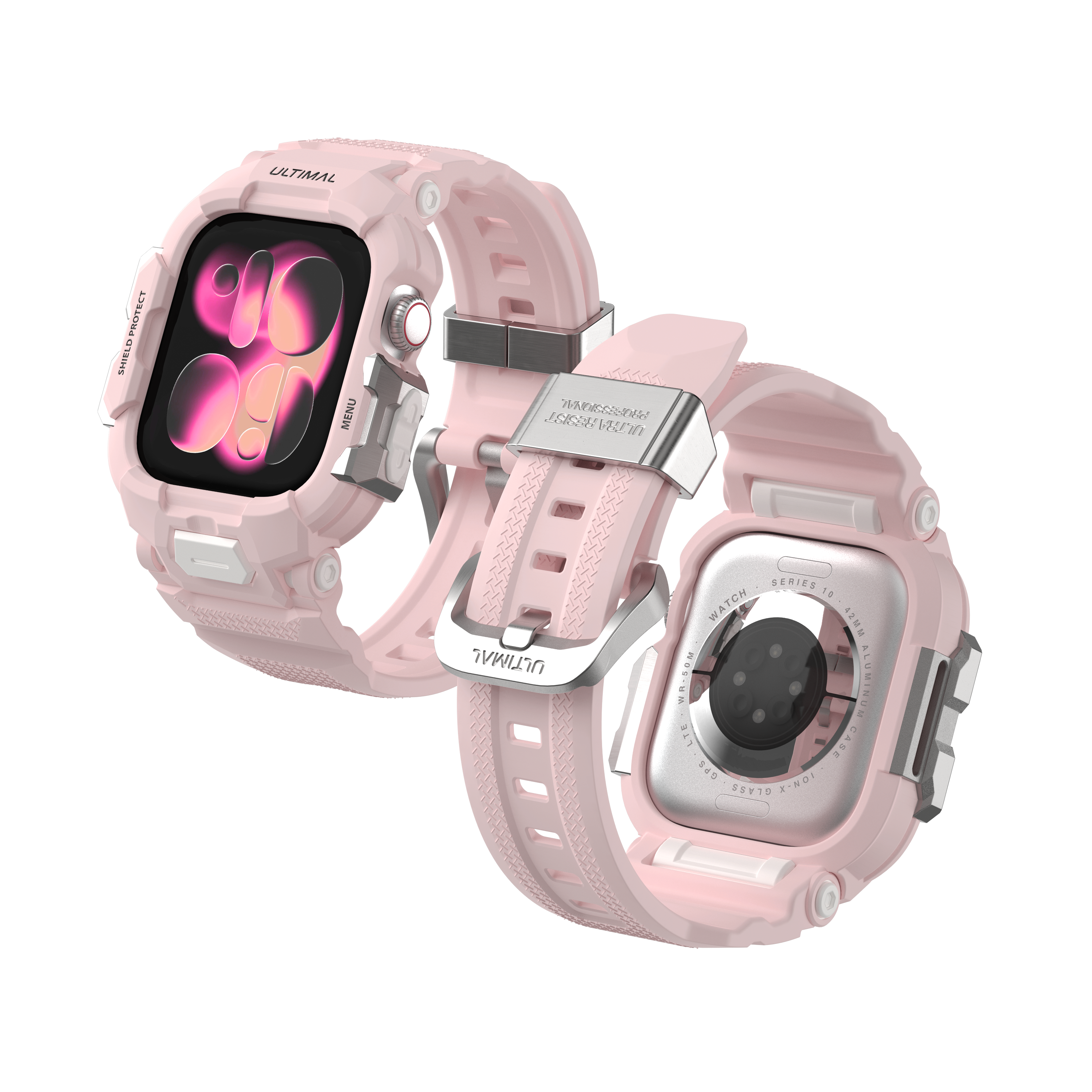 Shield Protect Case Band for Apple Watch Series 4‑11, Ultra 1‑3