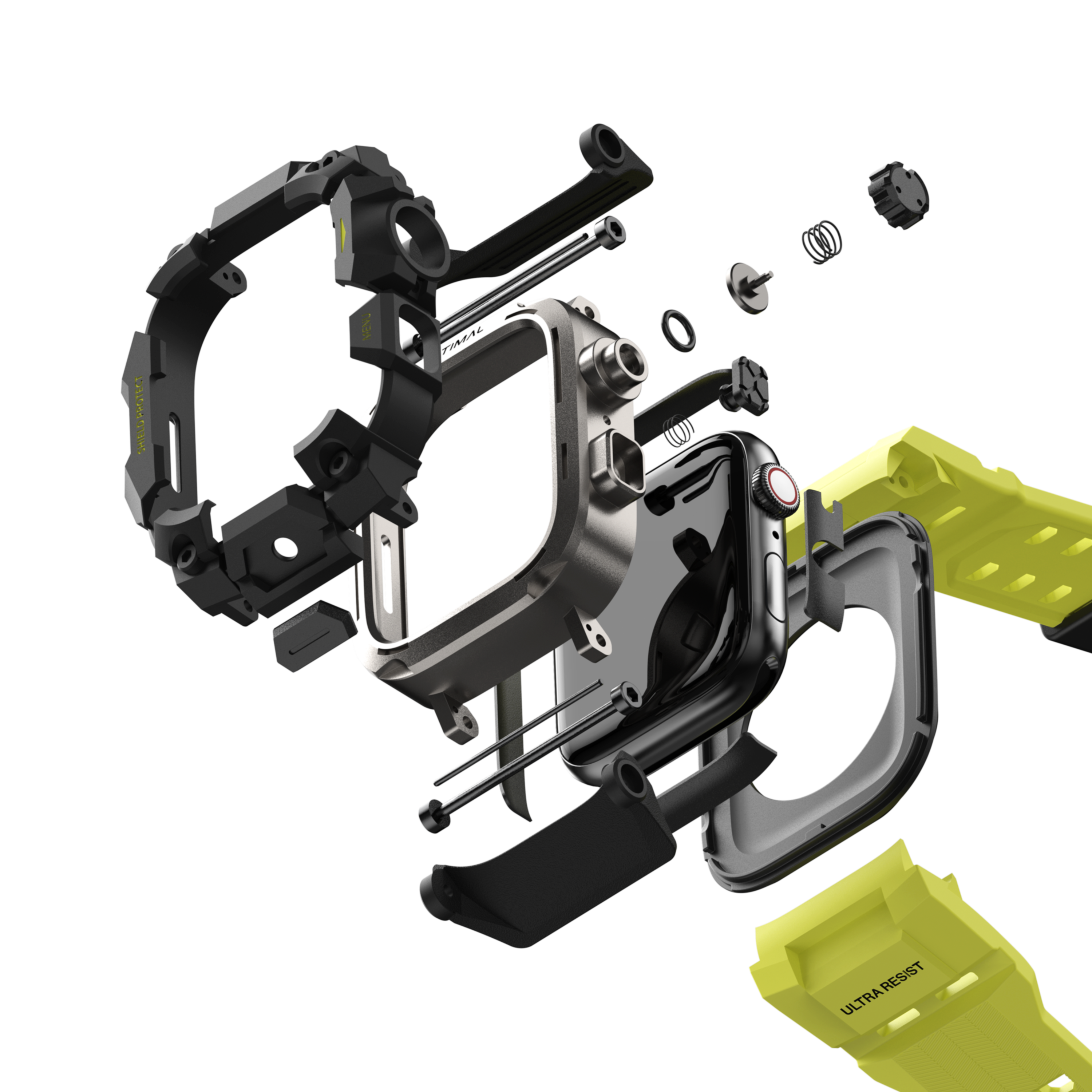 Shield Protect Case Band for Apple Watch Lemon Yellow