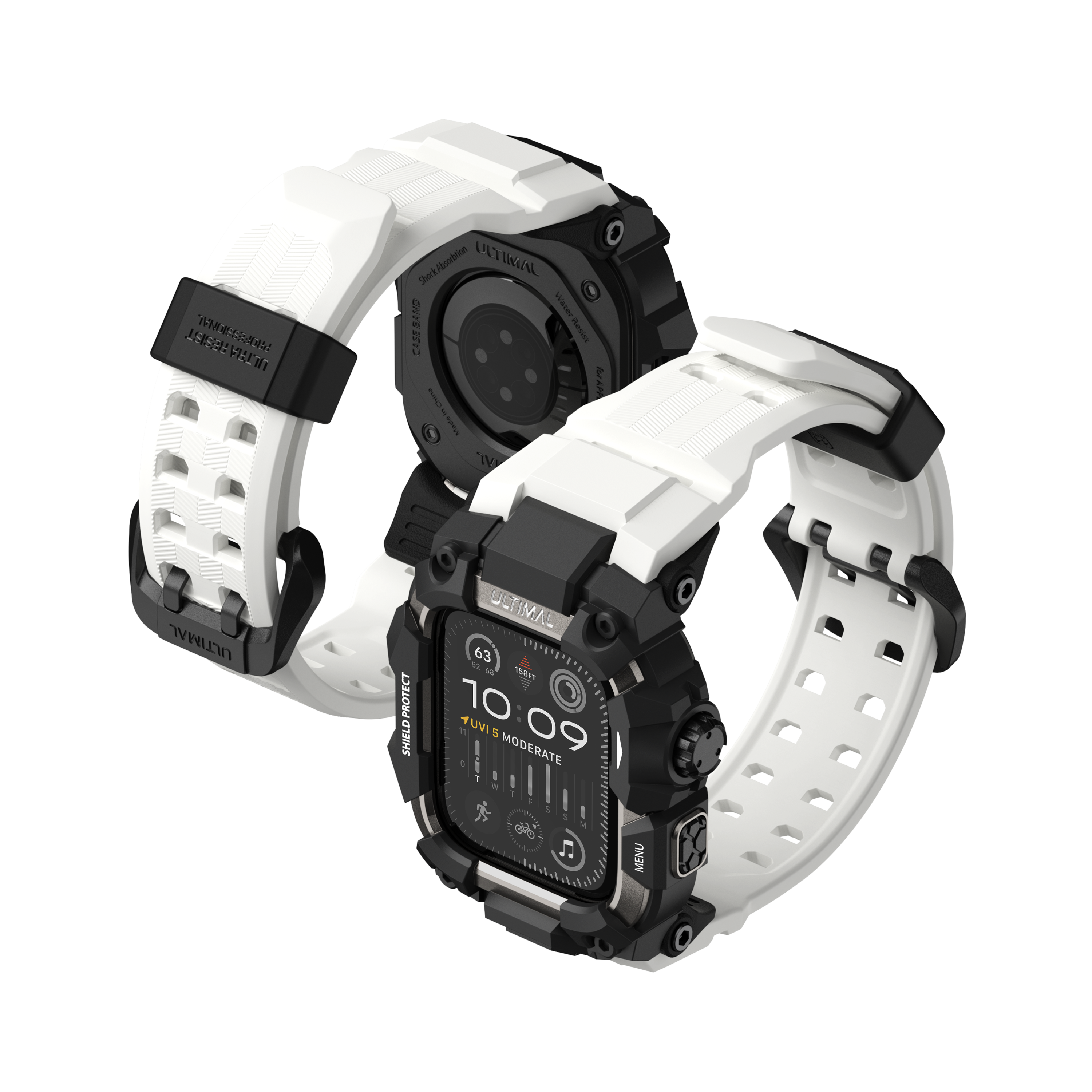 Shield Protect Case Band for Apple Watch White