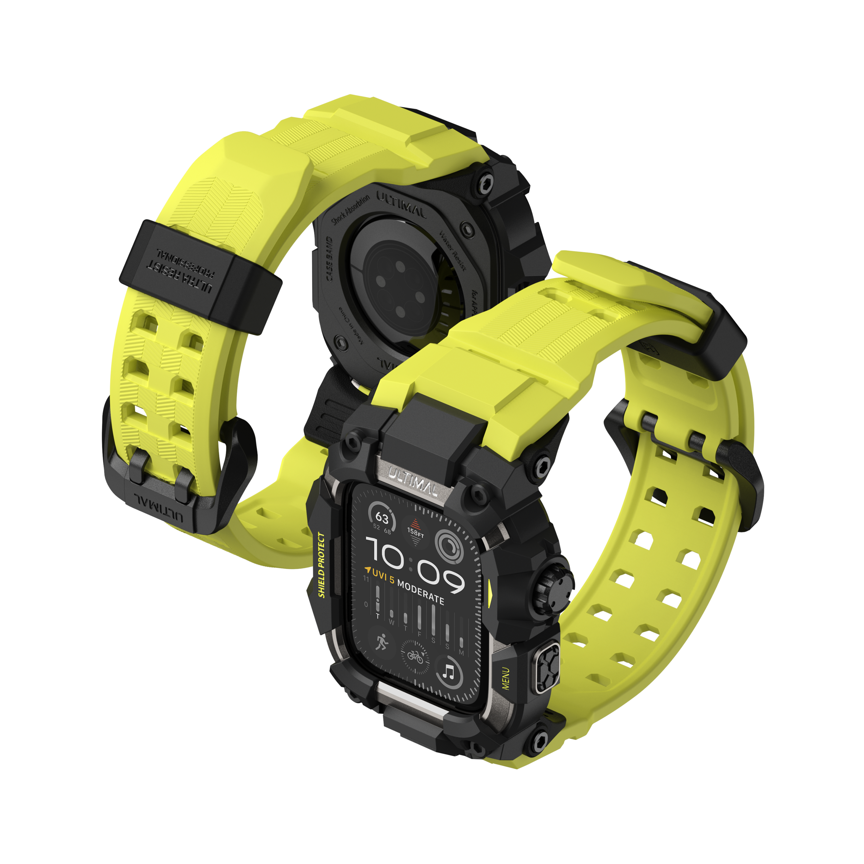 Shield Protect Case Band for Apple Watch Lemon Yellow