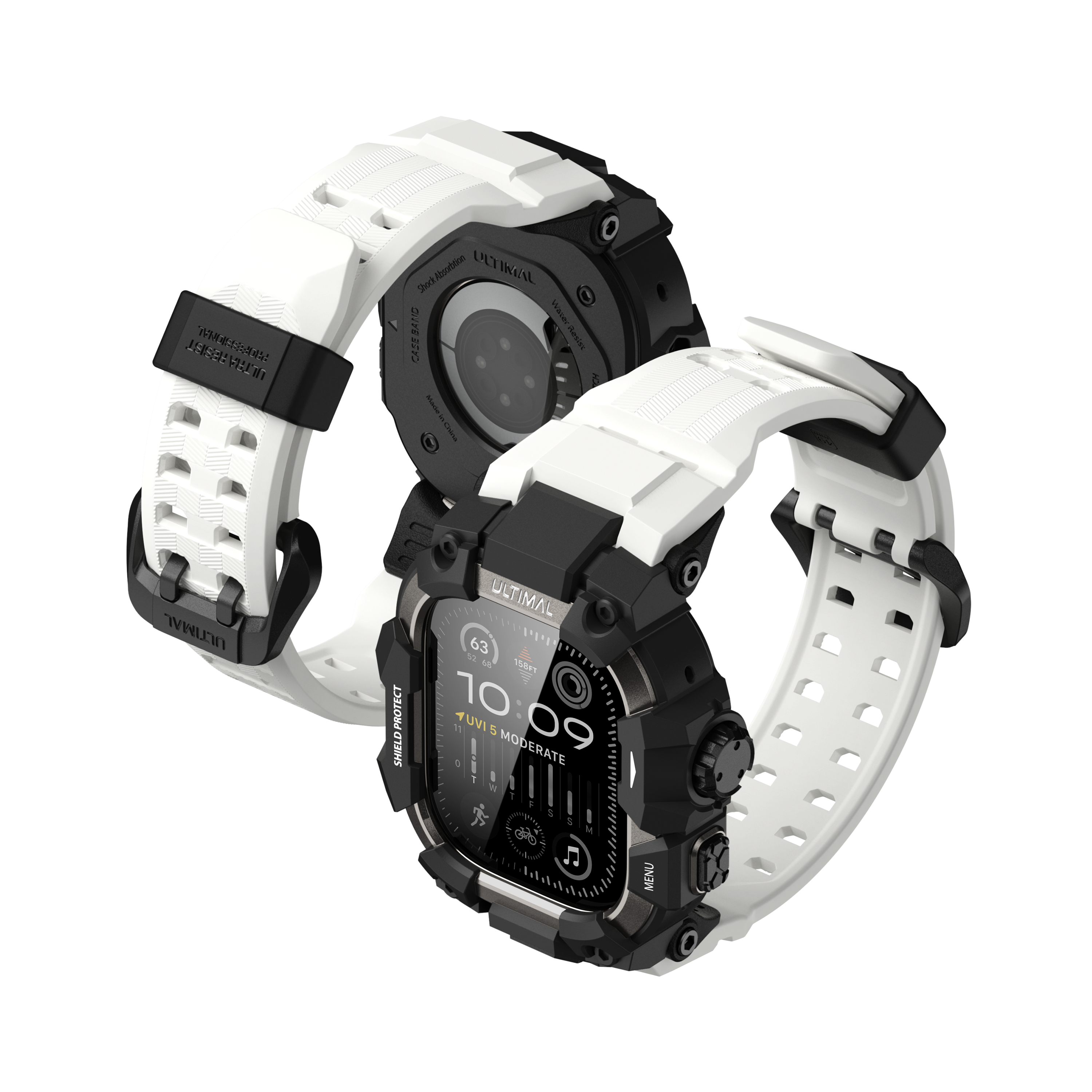 Shield Protect Case Band for Apple Watch White