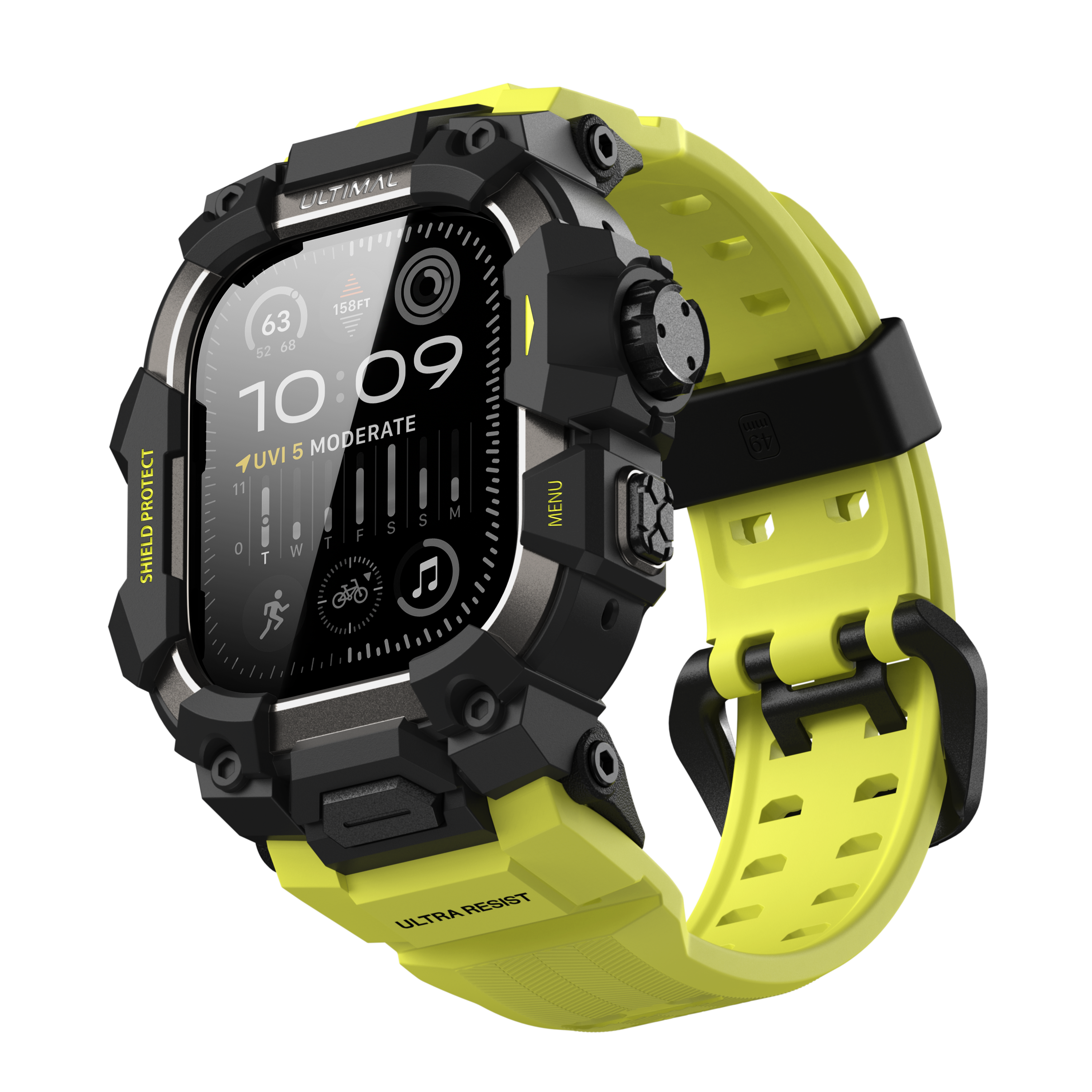 Shield Protect Case Band for Apple Watch Lemon Yellow