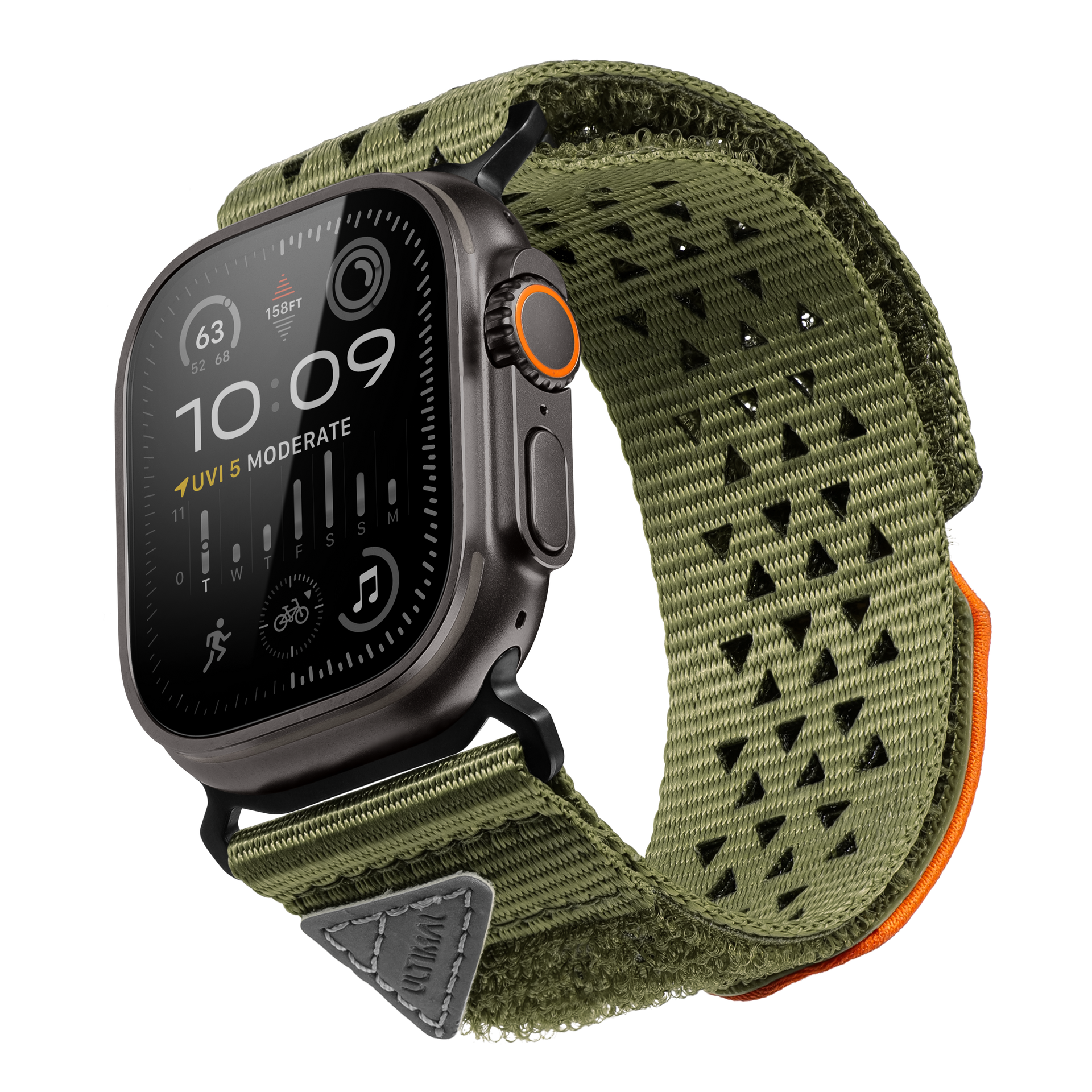 ULTIMAL Wide Nylon Watch Band for Apple Watch