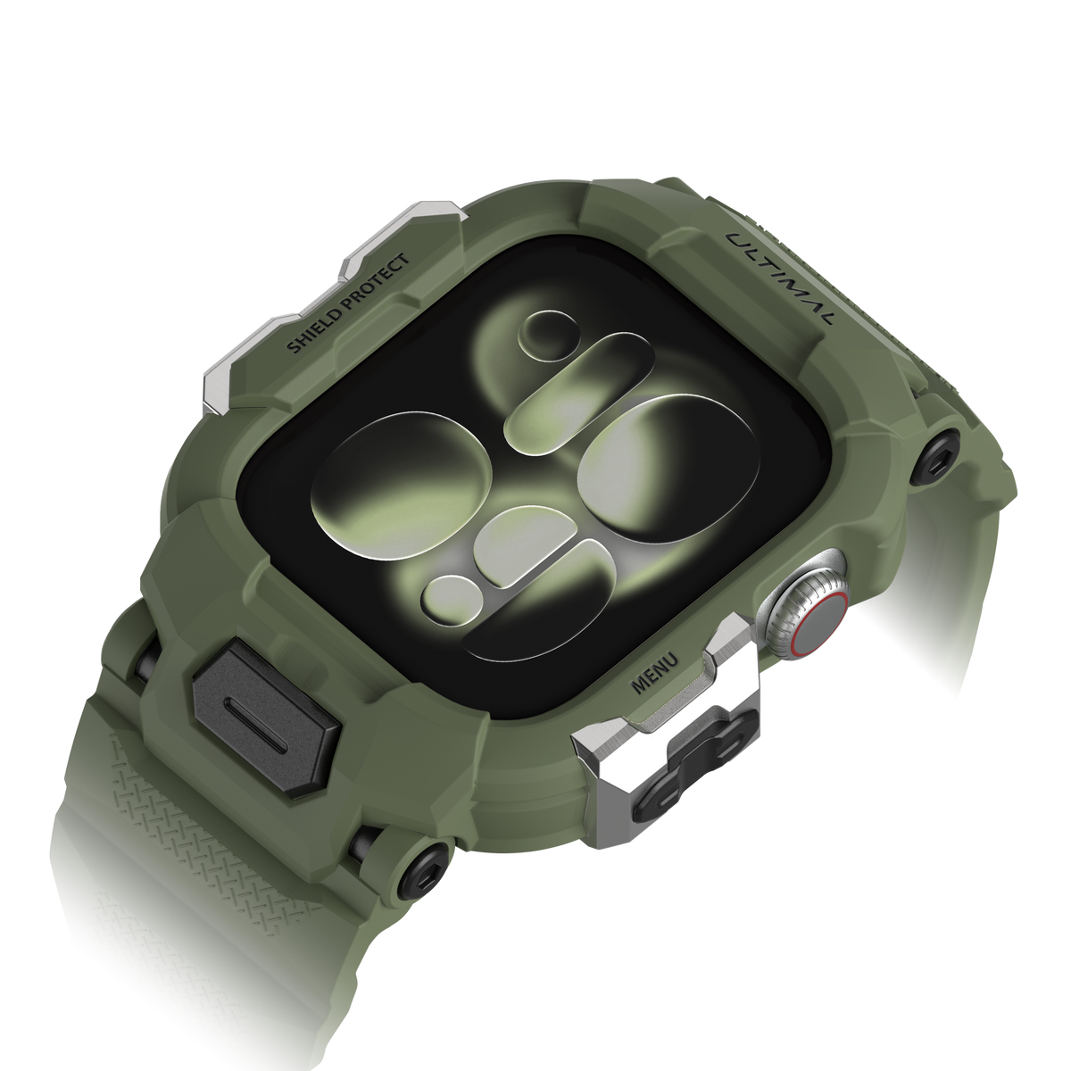 Shield Protect Case Band for Apple Watch Series 4‑11, Ultra 1‑3