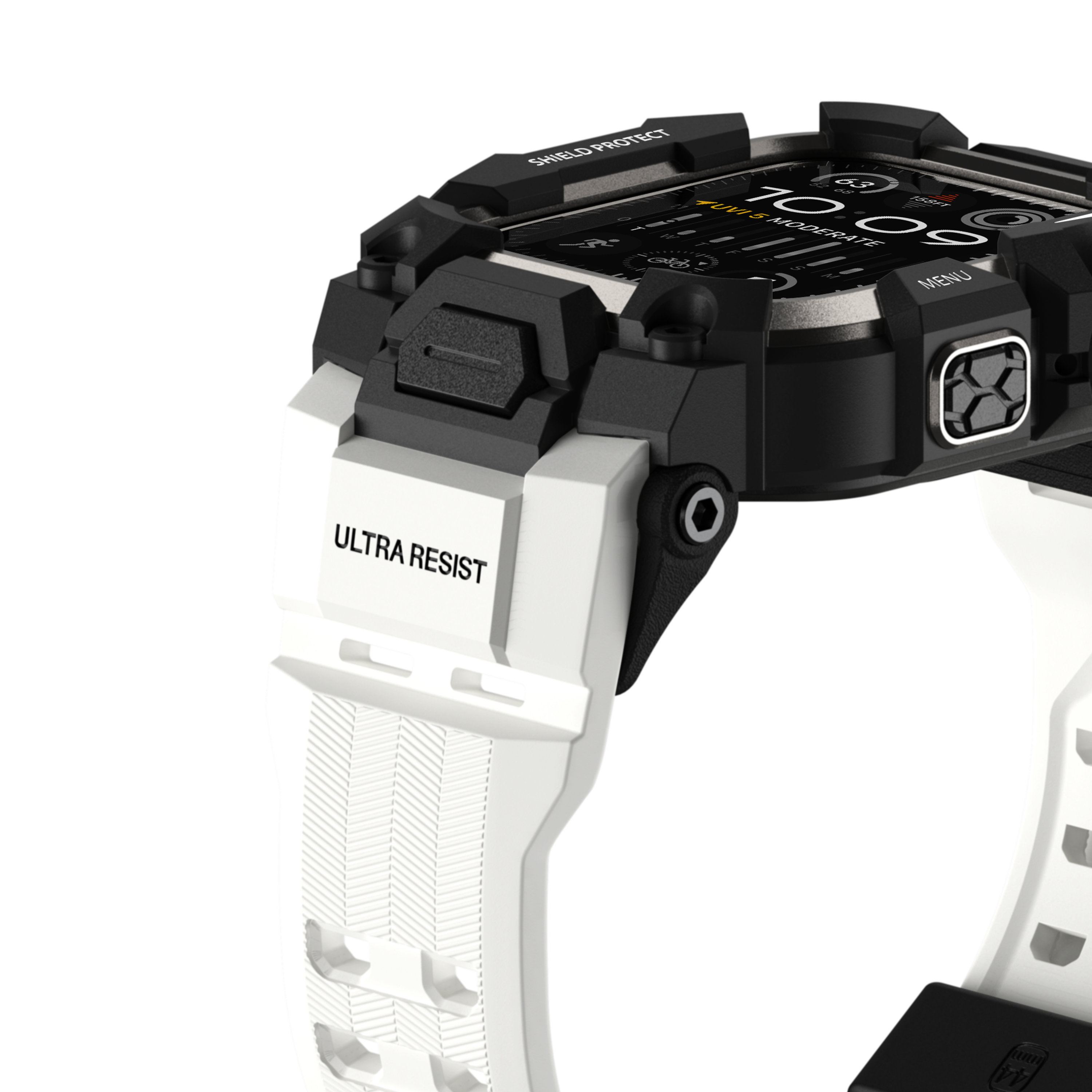 Shield Protect Case Band for Apple Watch White