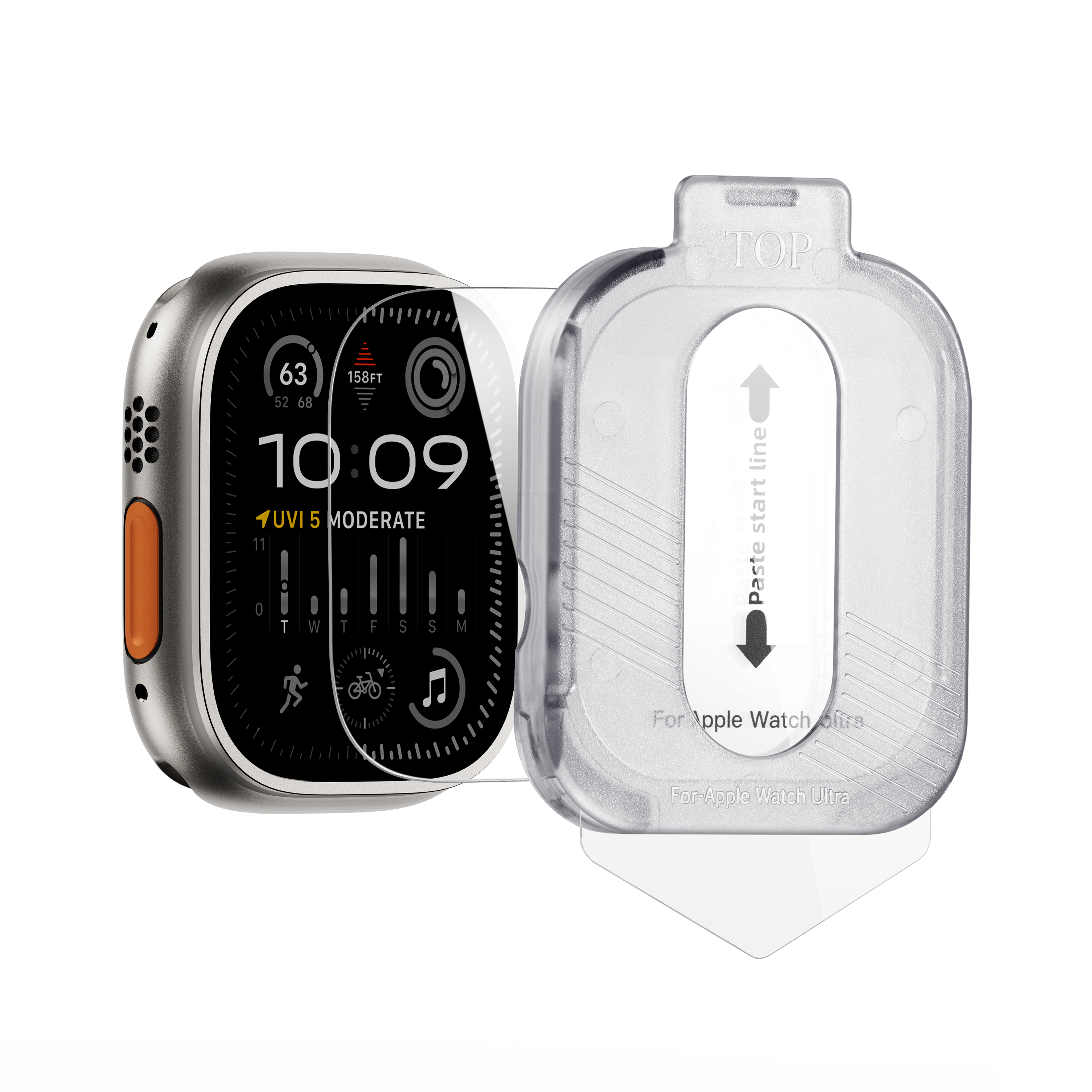 Shield Protect Case Band for Apple Watch White