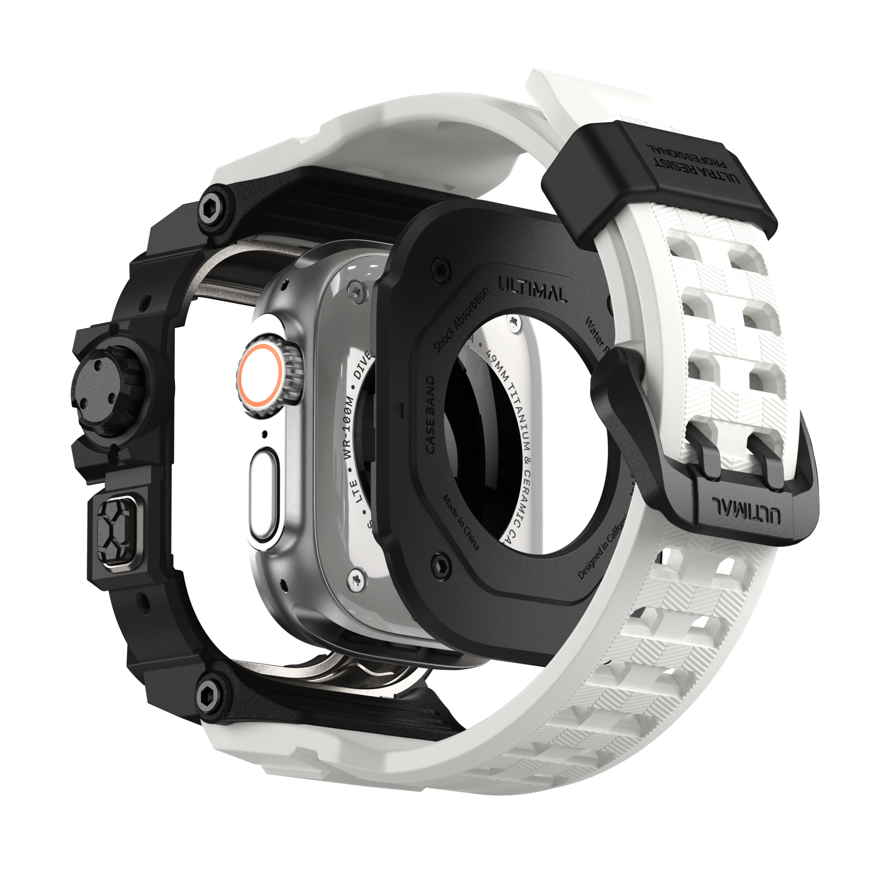 Shield Protect Case Band for Apple Watch White