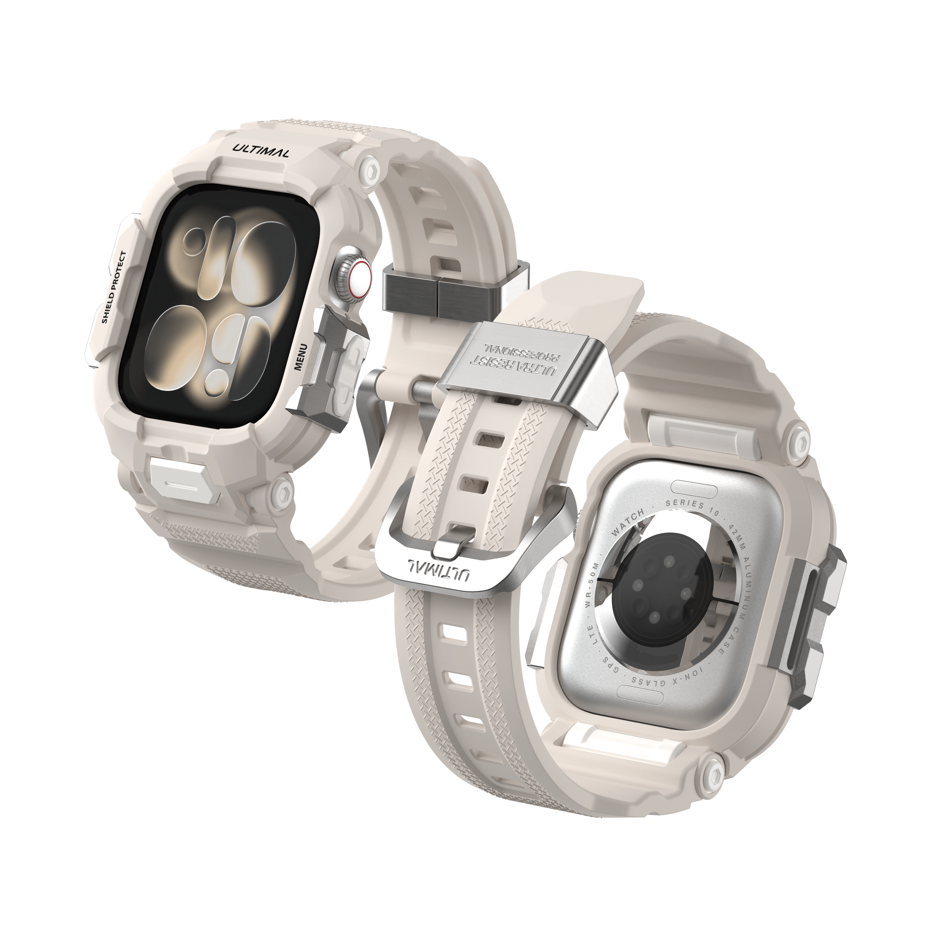 Shield Protect Case Band for Apple Watch Series 4‑11, Ultra 1‑3