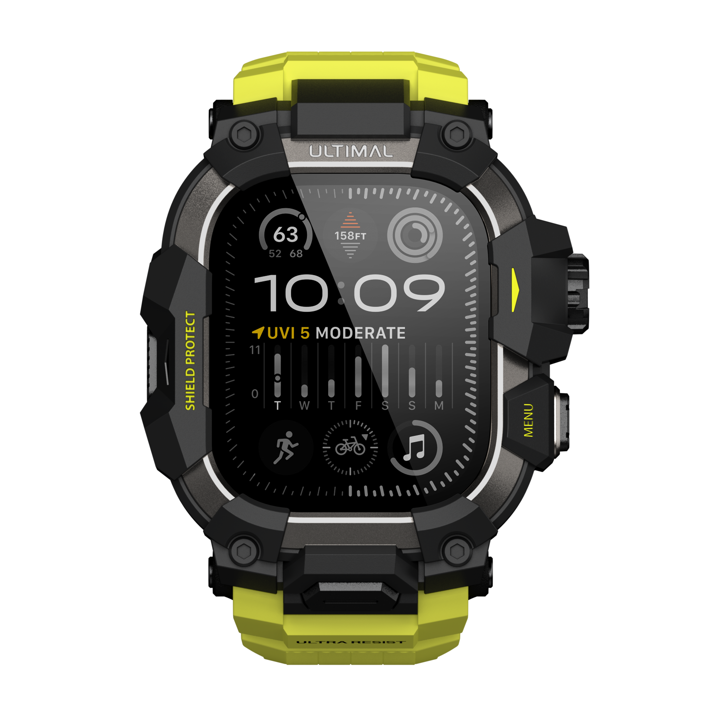 Shield Protect Case Band for Apple Watch Lemon Yellow