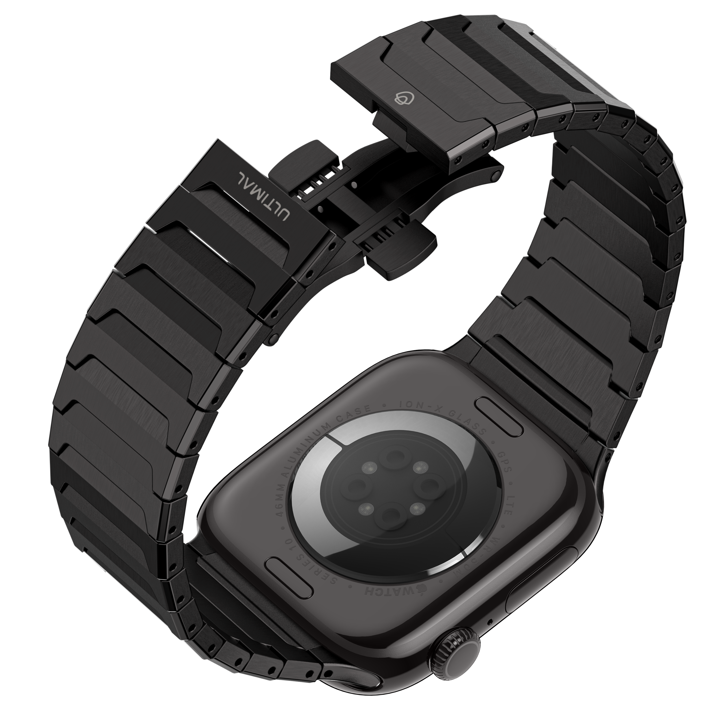 Smussare Titanium  Black Band for Apple Watch