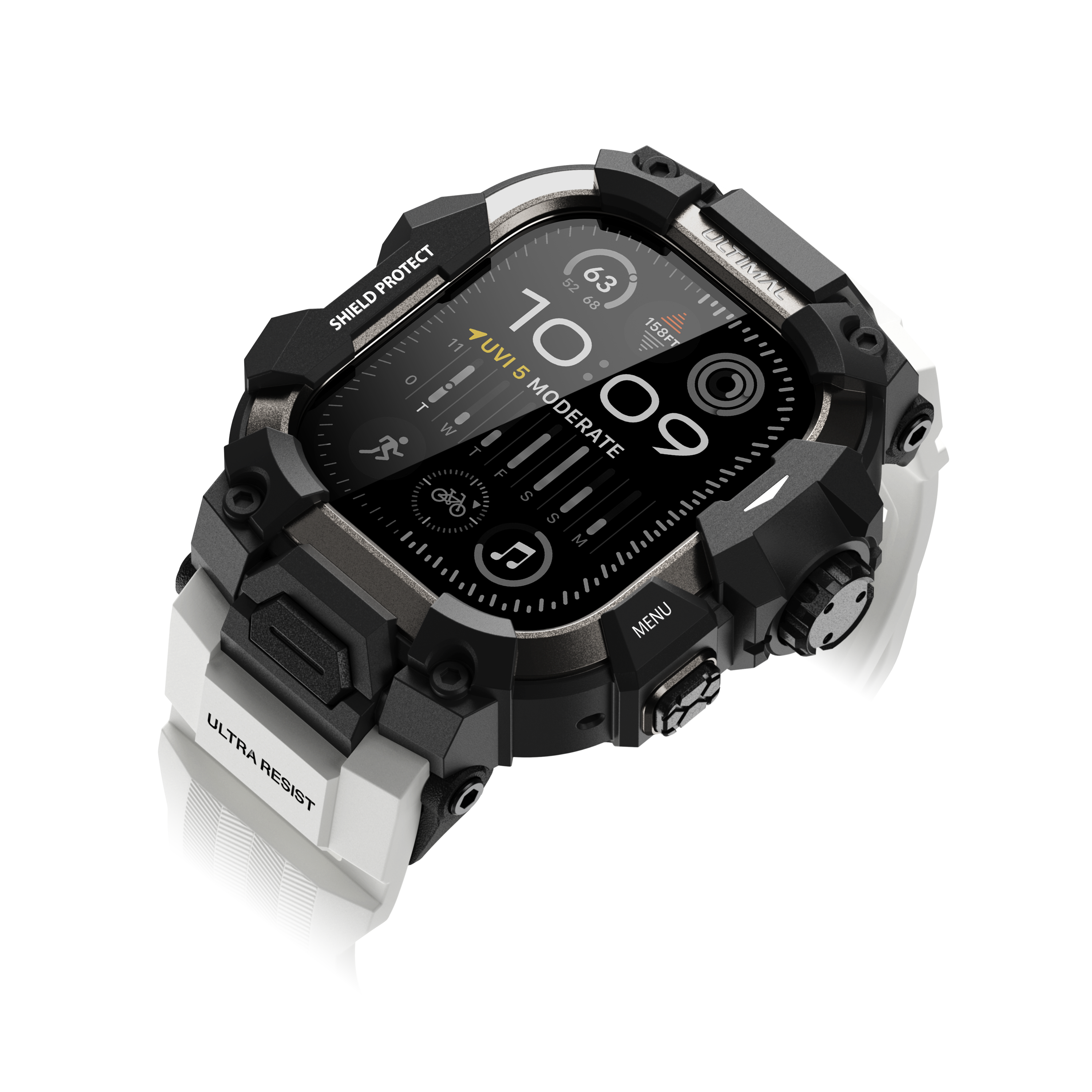 Shield Protect Case Band for Apple Watch White